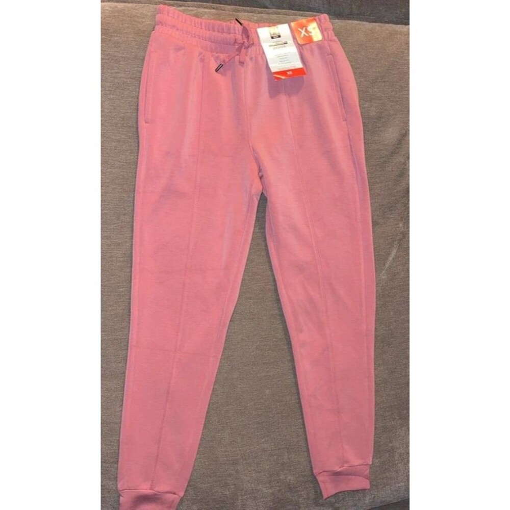 NWT Members Mark Travel Jogger Mid Rise Sandwash Pink Women's Size XS